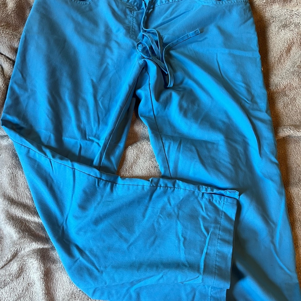 Grey's Anatomy Vibrant Blue Scrub Pants Petite